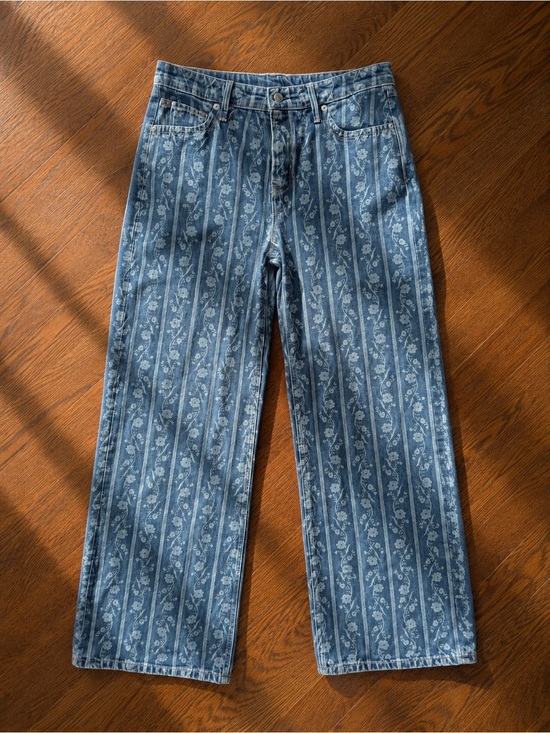We The Free Denim - We The Free Tennessee Low Rise Boyfriend Jean w/ Floral Pattern Sz 31 NWOT